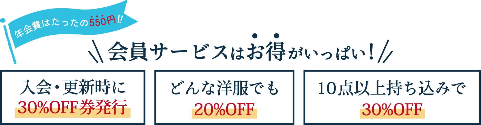 会員サービスバナー